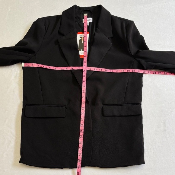 Steve Madden Ladies’ Oversized Blazer, Medium, Black, NWT - Picture 9 of 16